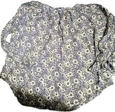 CHAPS Floral Print Long Sleeve Keyhole / Button Neck Style - Women's Size 1X