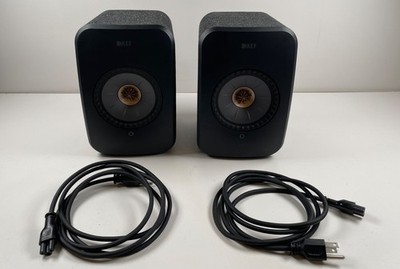 KEF LSX II Wireless HiFi Bookshelf Speakers (Pair) Carbon Black