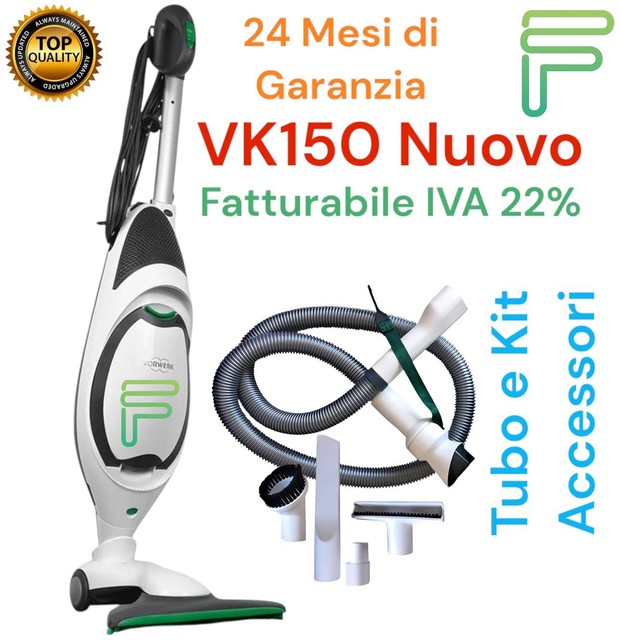 FOLLETTO VK150 NUOVO Vorwerk Tubo Accessori VK 150 SACCHETTI GARANZIA IVA 22%