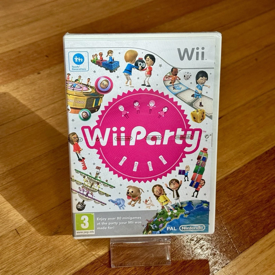 Wii Party Nintendo Wii Game PAL Manual Brand New Factory Sealed Rare Chance - Image 3 of 4