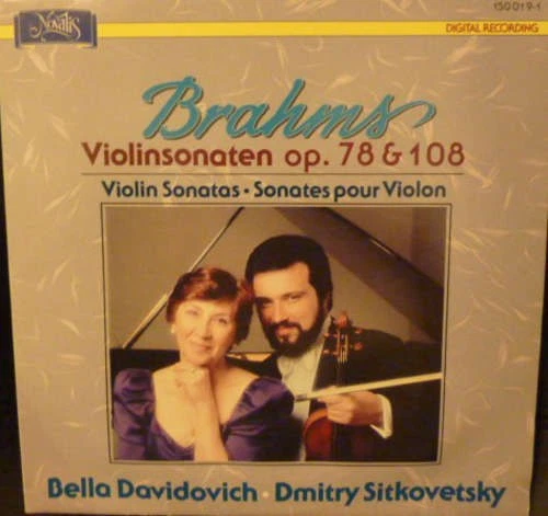 Johannes Brahms, Bella Davidovich, Dmitry Sitkovets LP Album Schallplatte 208399 - Bild 4 von 4