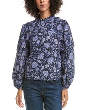 Derek Lam 10 Crosby Marlowe Long Sleeve Blouse Women's