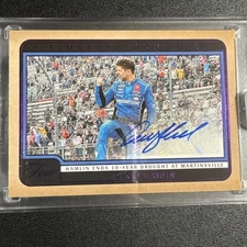 2025 Panini Turn Four Racing - Denny Hamlin - Purple Auto Timeless Moments 10/20