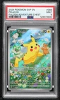 Pikachu (Paldea Adventure Chest) Holo Pokémon Scarlet & Violet Black Star PSA 9
