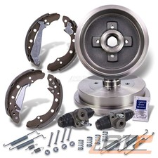 BREMSTROMMELN + BREMSBACKEN + RADBREMSZYLINDER FÜR VW POLO 6N 6N2