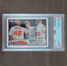 Topps 2012 Mike Trout #446 PSA 10 Gem Mint Base Set Los Angeles Angels