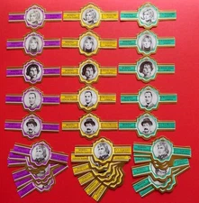 VITOLAS - COMPLETE SERIES - OLD CIGAR BANDS * MORENA DUTCH CHARACTERS *