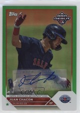 2023 Topps Pro Debut Green Foil Auto 96/99 Juan Chacon #PD-31 Auto 0c6