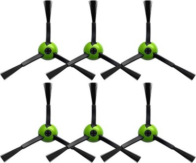 6 Pack Green Side Brushes Replacement Edge Sweeping Brushes Accessories