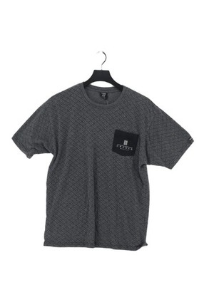 Crooks & Castles Damen T-Shirt L grau Baumwolle mit Polyester Basic