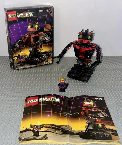 Lego 6889 System Space Spyrius Recon Robot Complete Set Vintage Manual Box