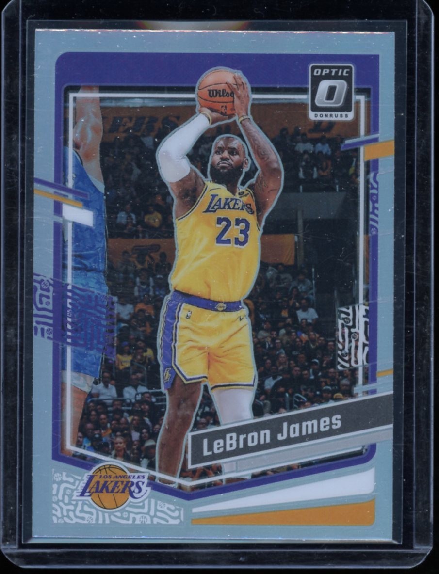2023-24 Donruss Optic LeBron James Holo Prizm #65 Los Angeles Lakers