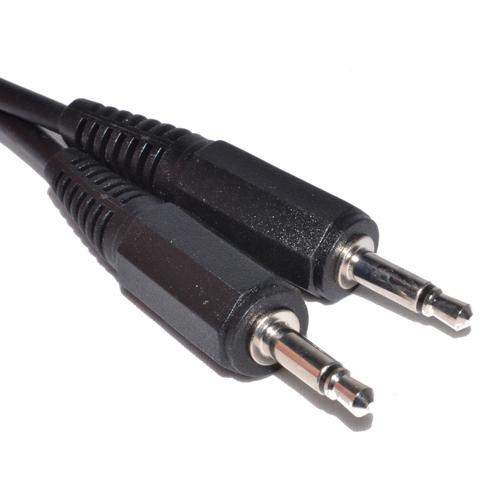 1.2m Mono 3.5mm Jack Plug to Mono Jack Cable Audio Lead MP3 Mobile Phone Car Aux