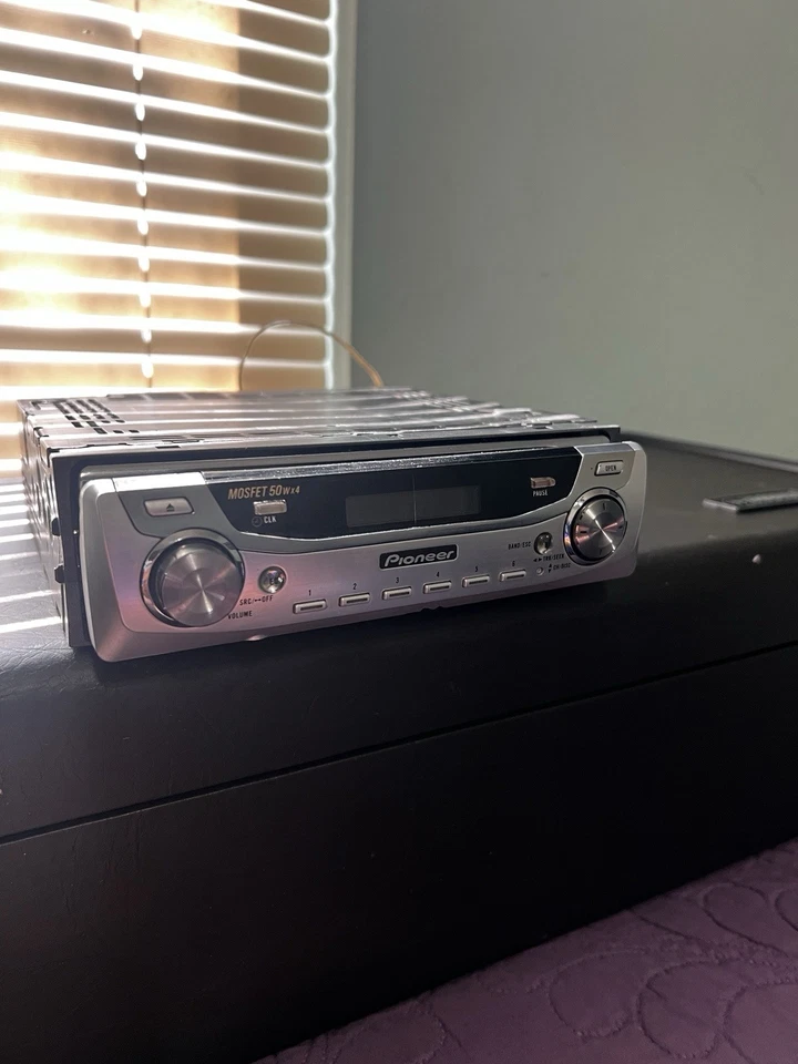 Pioneer DEH-P9600MP CD Player In Dash Receiver Bluetooth DSP Tested Working Mint - Image 2 of 4