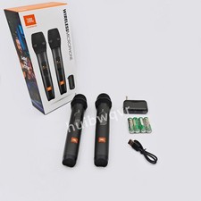 JBLWIRELESSMICAM 2 Wireless Dynamic Microphones With Dual-Channel Receiver NEW