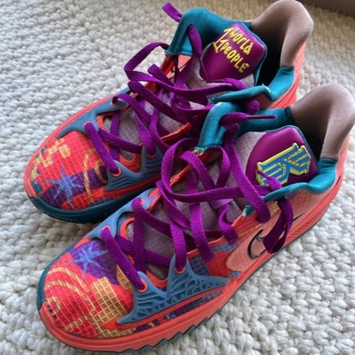 Nike Kyrie 4 Low 1 World 1 People Basketball Shoes Size 10