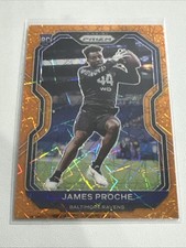 2020 Panini Prizm - Rookie James Proche #382 Lazer Prizm (RC)