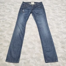 Jimmy Taverniti Jeans Womens 26 Blue Pockets Janis Denim Medium Wash