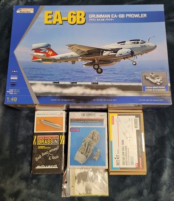 Kinetic 1/48 EA-6B Prowler K48044 Plus Resin, Printed And Metal Parts Bundle
