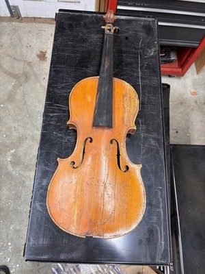 Vintage Violin / Fiddle   Repair Project   Likely 100+ Years Old