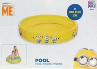 Happy People Minions 3-Ring Pool Kinder Planschbecken Ca. Ø 100 X 23 Cm