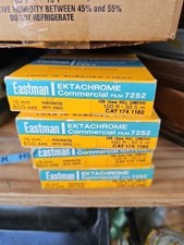 Kodak Eastman Ektachrome NOS NEW OLD STOCK. Commercial 7252 16mm film 100ft.