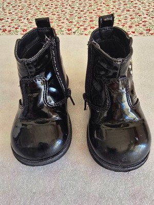 Chicco Stiefeletten Gr. 19 schwarz glänzend