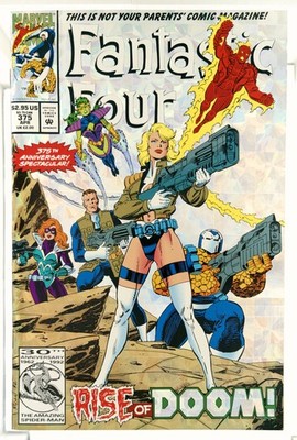 Fantastic Four #375 1993 Marvel Comics NM- Comic Book Foil Cover