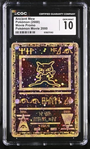CGC 10 GEM MINT Ancient Mew 2000 Movie Promo Reverse Holo Pokemon Card