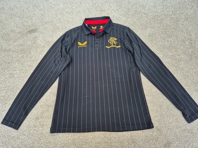 RANGERS FC 2021-22 HERREN MEDIUM AWAY 125TH ANNIVERSARY SHIRT CASTORE LANGARM