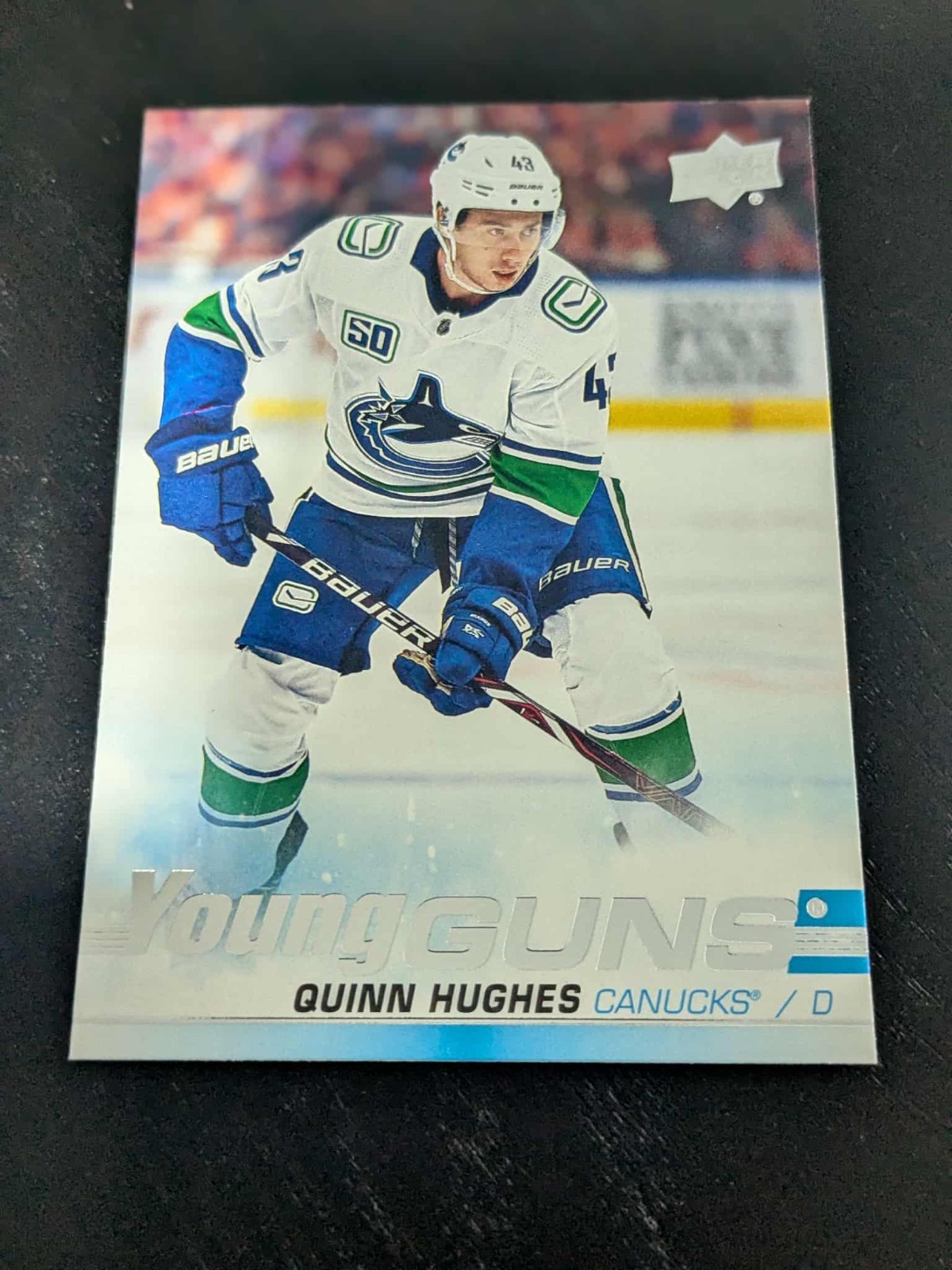 2019-20 UPPER DECK QUINN HUGHES YOUNG GUNS RC #249