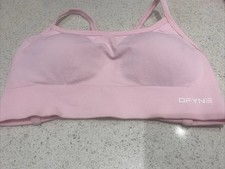 DFYNE Dynamic Backless Sports Bra Light Rose Pink Small *inner peel