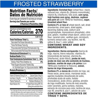 Morning Delight: Frosted Strawberry Toaster Pastries, 64 Pcs
