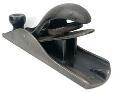 Antique Tool 1930s Stanley Adjustable Block Plane With Wood Handle Made In USA