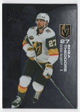 2021-22 Upper Deck Triple Dimensions Reflections Shea Theodore Vegas Golden