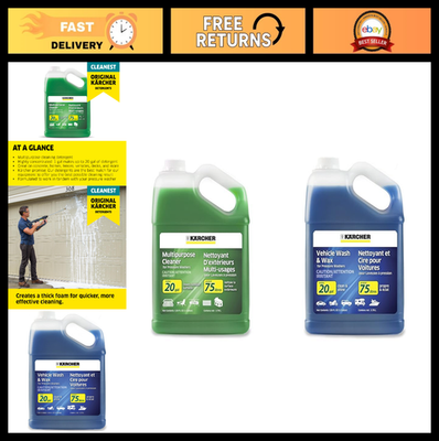 #ad Multi Purpose Pressure Washer Soap Concentrate Bundle 1 Gallon for Outdoor amp; C $74.99