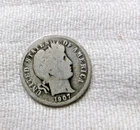 1907 P SILVER BARBER DIME
