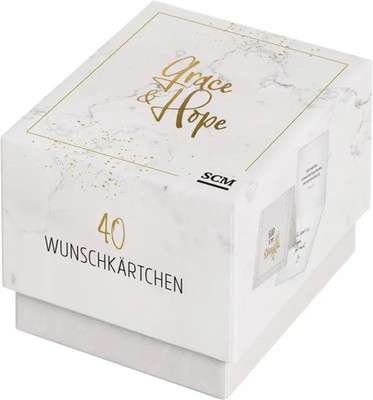 Grace & Hope - 40 Wunschkärtchen | Deutsch (2024) | Karte | SCM Collection