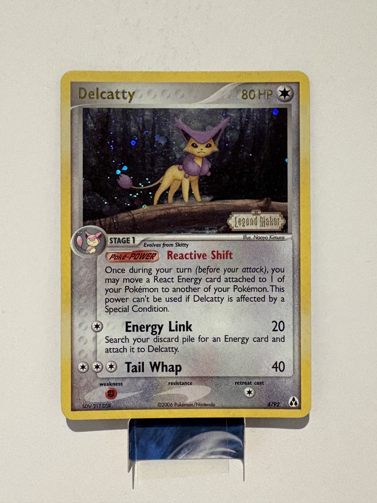 DELCATTY 4/92 REVERSE STAMPED LEGEND MAKER POKEMON NM