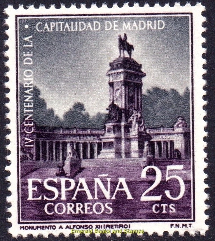 EBS Spain 1961 - Madrid as Capital - Capitalidad de Madrid - 1283-1288 MNH** - Image 2 of 4