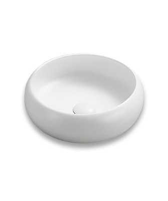 New Seima Semi Insert Ceramic Basin Round 360mm Matte White ARKO 361 192753