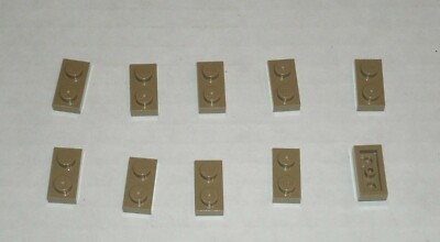 LEGO NEW 1x2 Dark Tan Plate (10x) 4528604 Brick 3023 | eBay