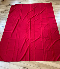 Red Fabric Rectangle Tablecloth 5 ft x 7 ft