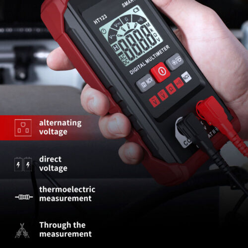 Professional Digital Multimeter Voltmeter Ohmmeter Ammeter Multi Tester Meter TK - Picture 10 of 36