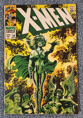 X-Men #50 Marvel Comics 1968 KEY 1st Lorna Dane as Polaris - VG/FN