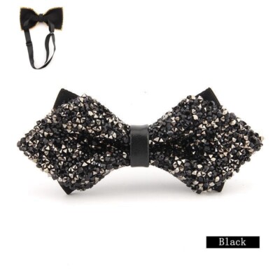 LIFKOME Papillon Da Sposo Papillon Da Smoking Doppio Strato Papillon Da - Foto 9