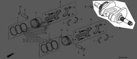 Honda 2002-2013 Silverwing FSC Kurbelwelle 13300-MCT-010 Neu OEM