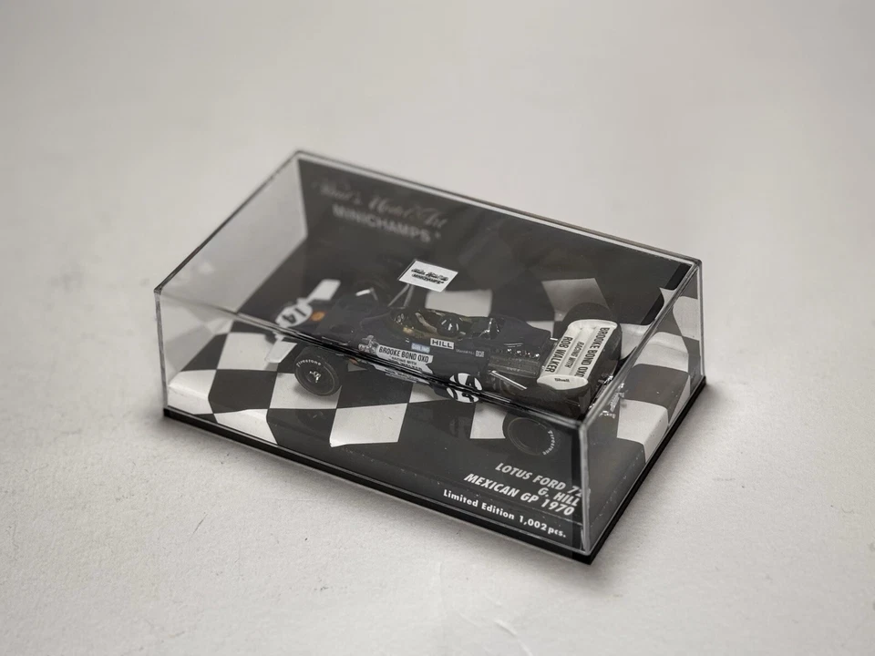 Lotus Ford 72 Mexican GP D Hill MINICHAMPS 1:43 - Image 4 of 4