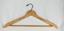Vintage Advertising Wooden Clothes Hanger - Sall Stearns Mens Wear Binghamton NY