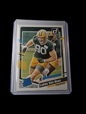 2023 Donruss #336 LUKAS VAN NESS Rated Rookie  RC Green Bay Packers 